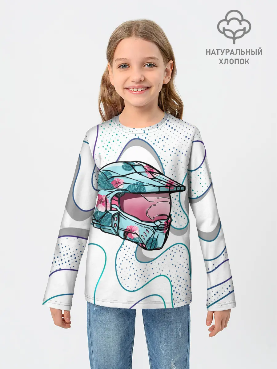 Детский лонгслив / Flowers of Spartan