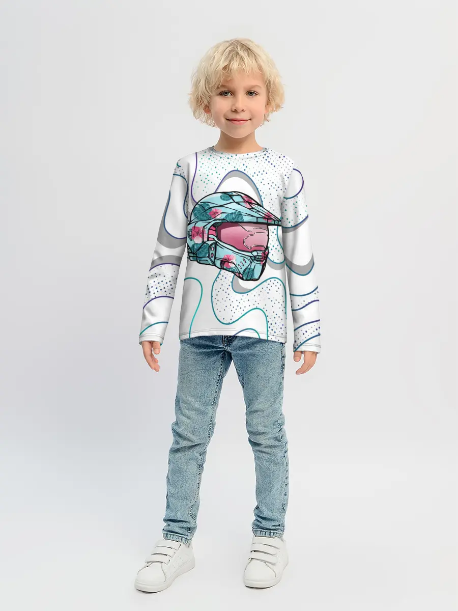 Детский лонгслив / Flowers of Spartan