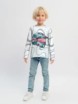 Детский лонгслив / Flowers of Spartan