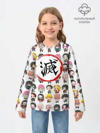 Детский лонгслив / Клинок, рассекающий демонов ПЕРСОНАЖИ