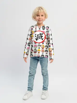 Детский лонгслив / Клинок, рассекающий демонов ПЕРСОНАЖИ