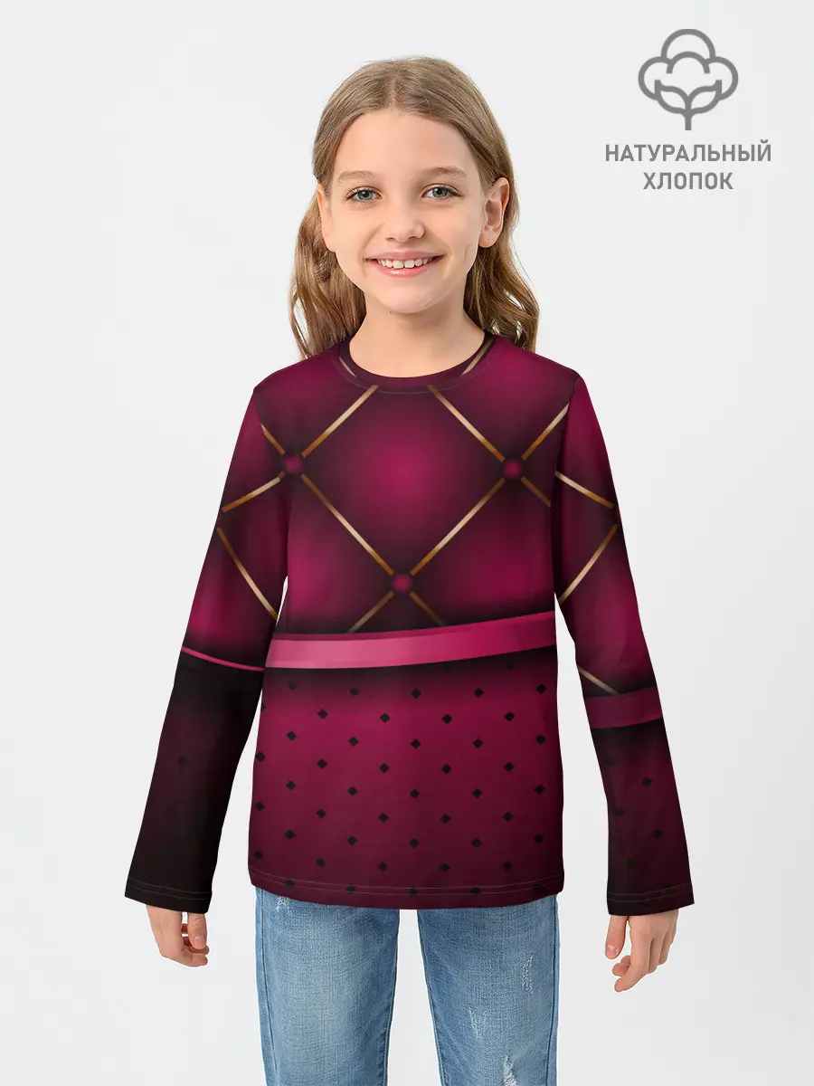 Детский лонгслив / Luxury Red