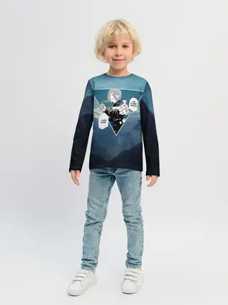 Детский лонгслив / Магическая Битва | Реплика Кугисаки Нобара