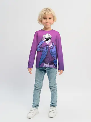 Детский лонгслив / Магическая Битва - С повязкой