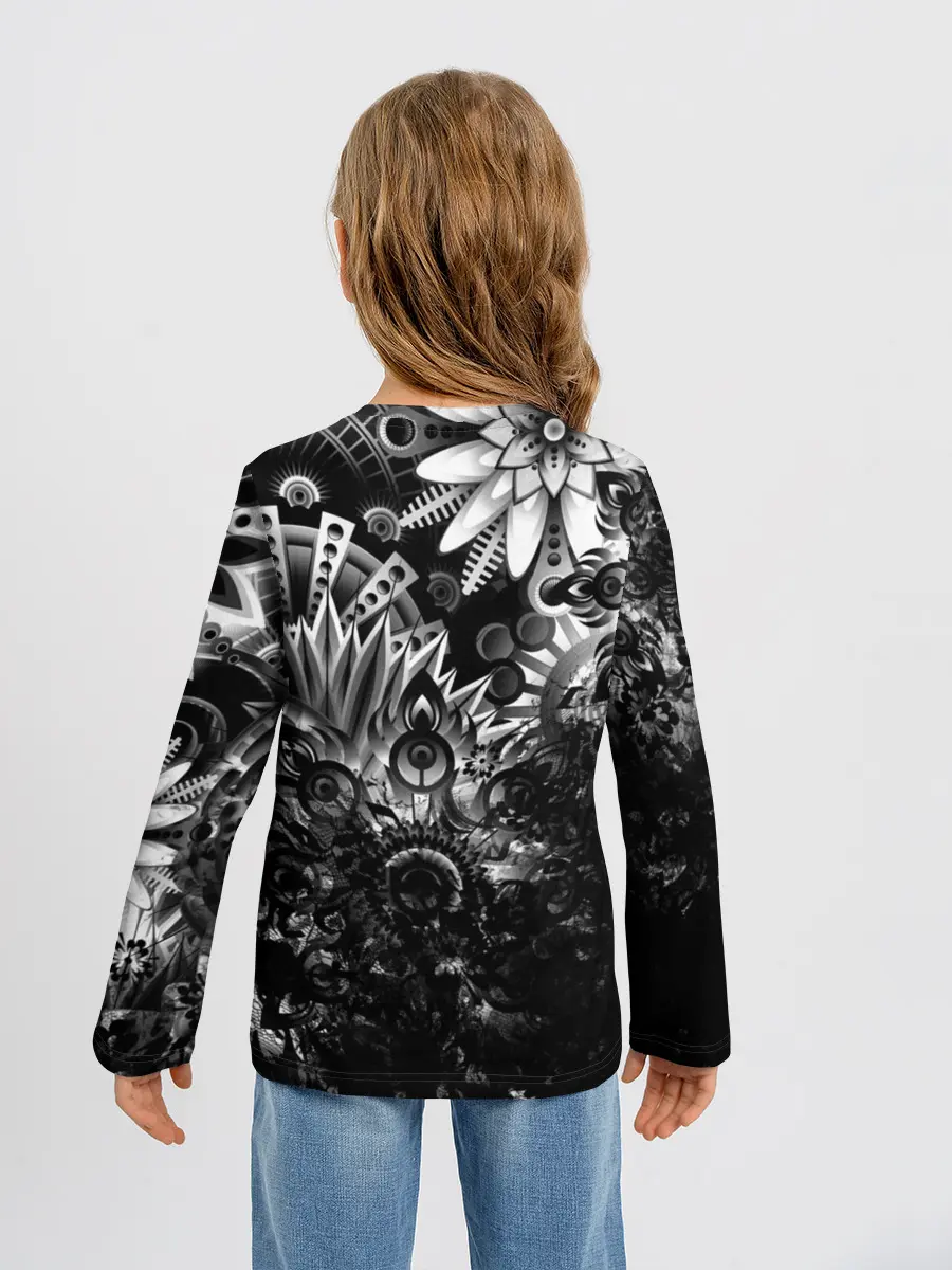 Детский лонгслив / Floral Pattern