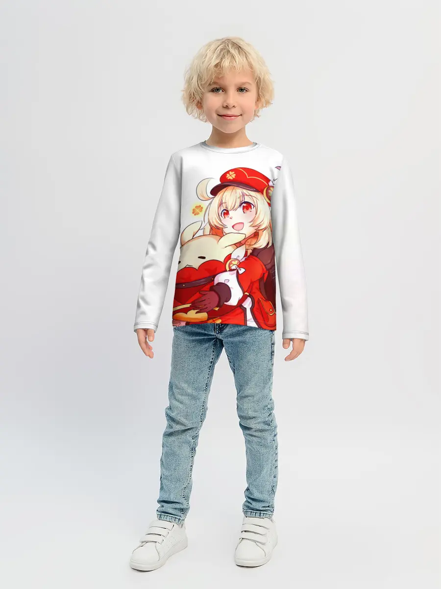 Детский лонгслив / Геншин Импакт Кли