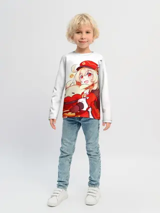 Детский лонгслив / Геншин Импакт Кли