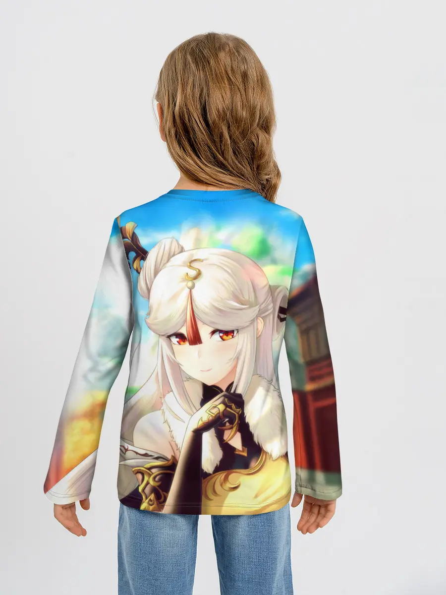 Детский лонгслив / Геншин Импакт Нин Гуан