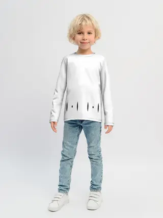 Детский лонгслив / ФОРМА КАПИТАНА ГОТЕЙ 13 СПИНА