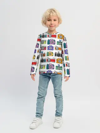 Детский лонгслив / Фотоаппараты