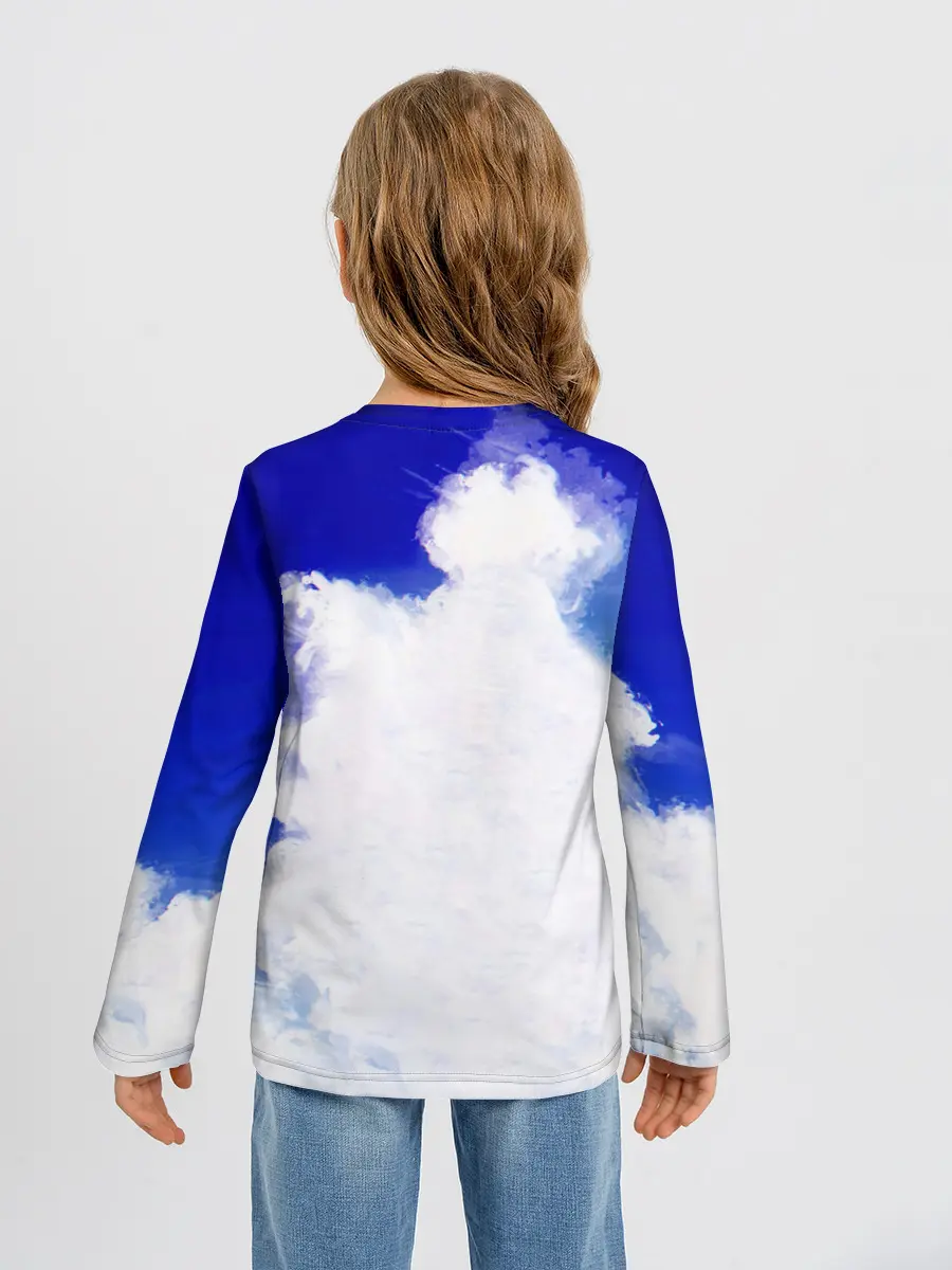 Детский лонгслив / Магическая битва | Подсолнухи