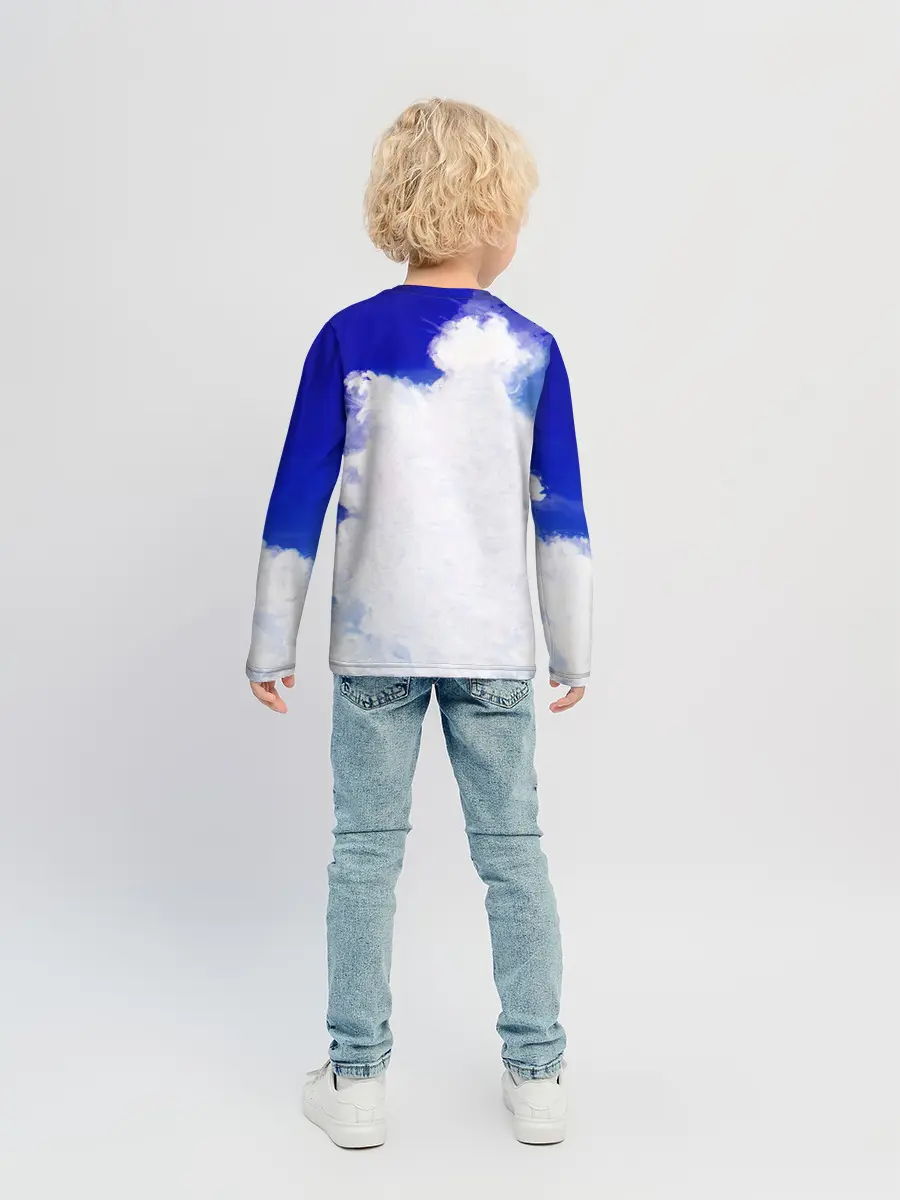 Детский лонгслив / Магическая битва | Подсолнухи