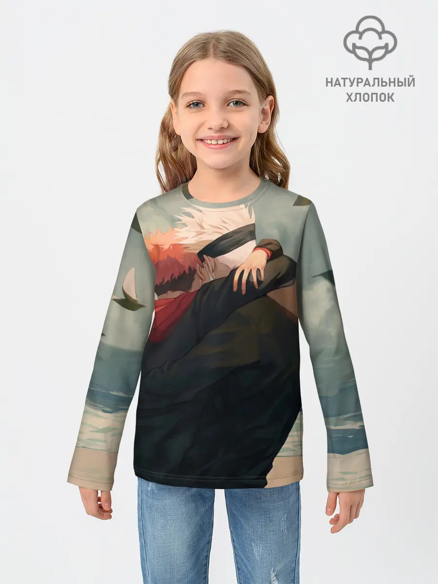 Детский лонгслив / Hug | Jujutsu kai