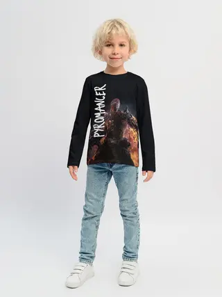Детский лонгслив / Pyromancer