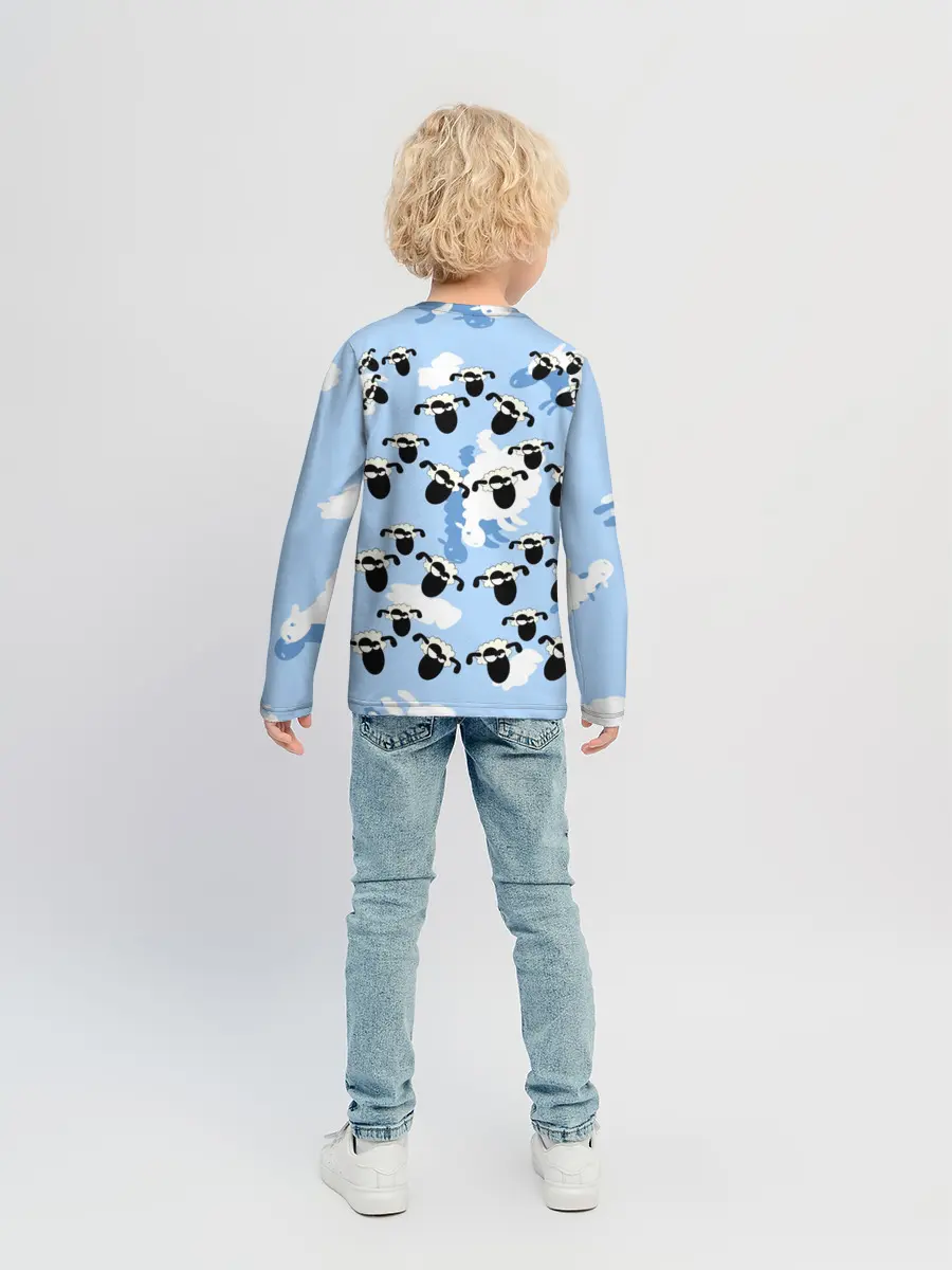 Детский лонгслив / Животные