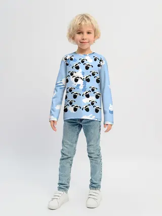 Детский лонгслив / Животные