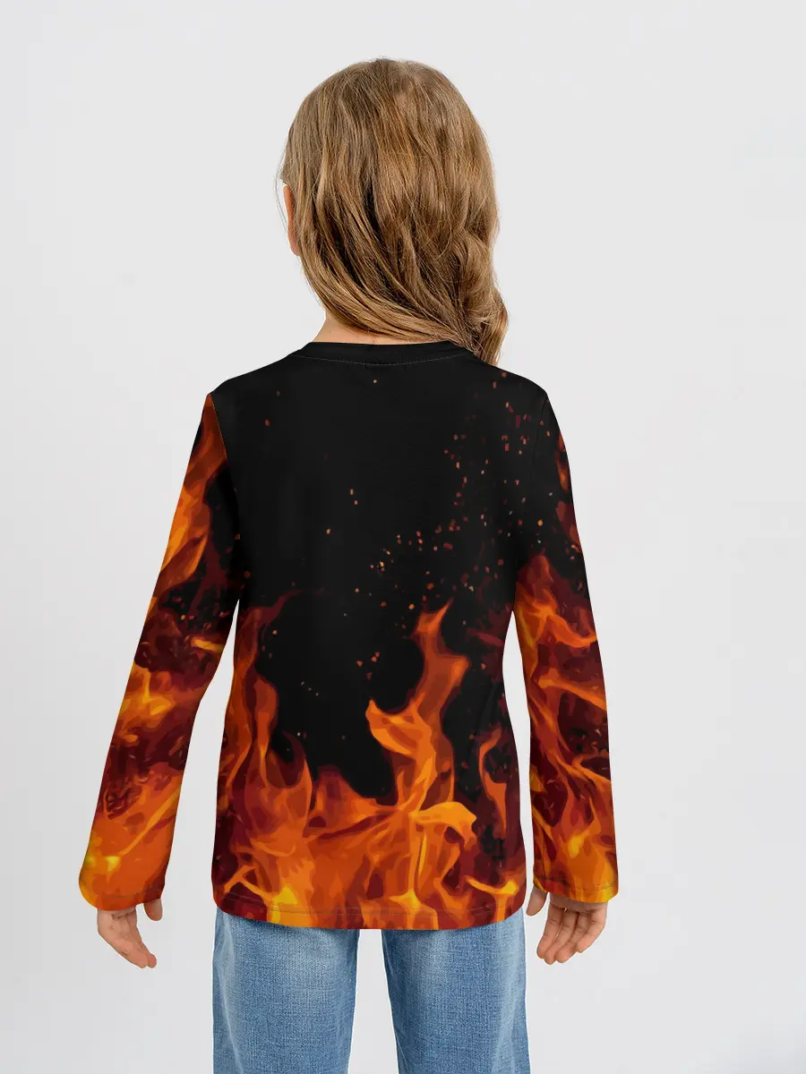 Детский лонгслив / СЕКТОР ГАЗА FIRE