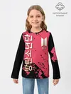 Детский лонгслив / BTS LOGO / БТС ЛОГОТИП