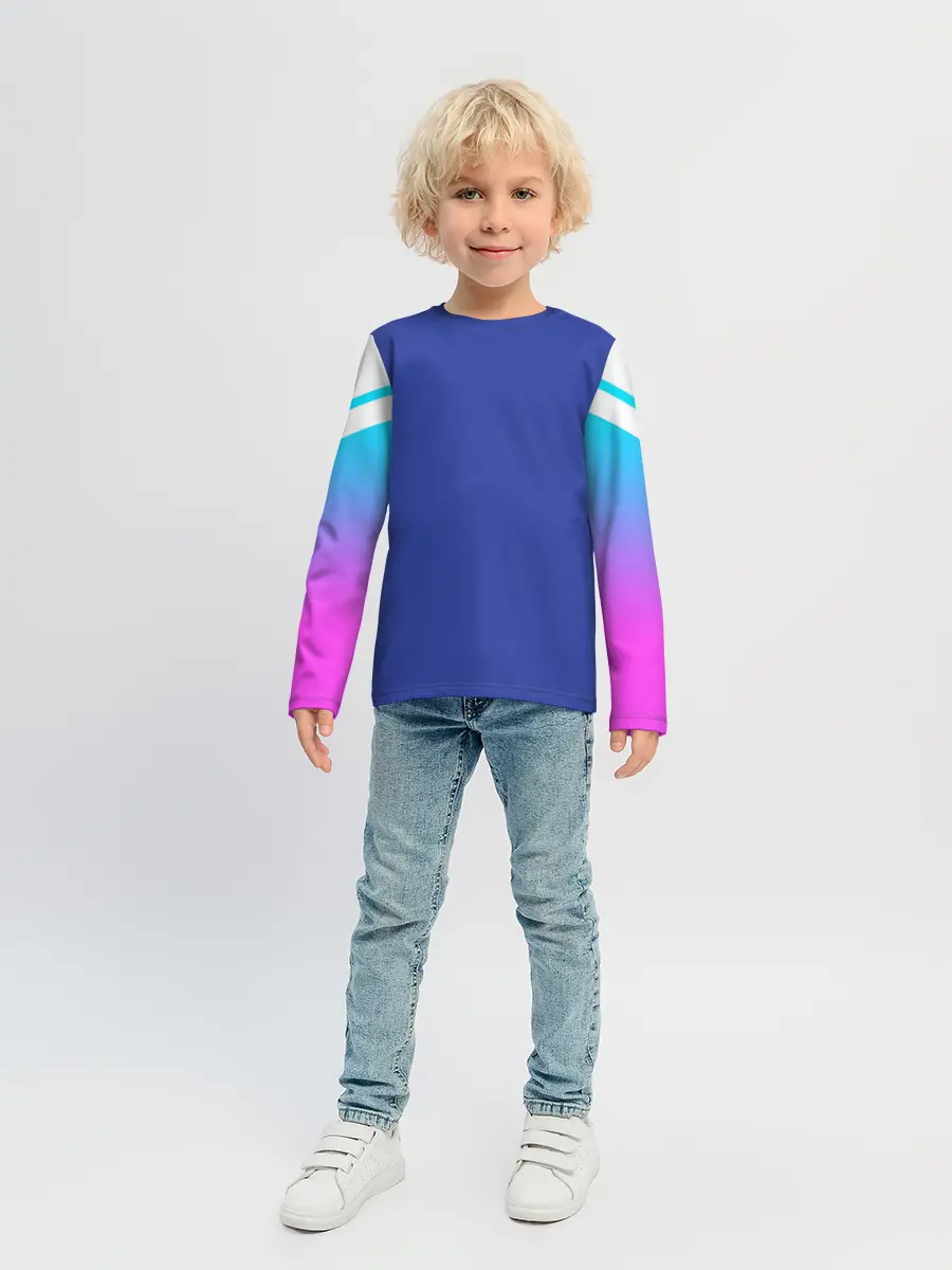 Детский лонгслив / NEON GRADIENT FITNESS UNIFORM