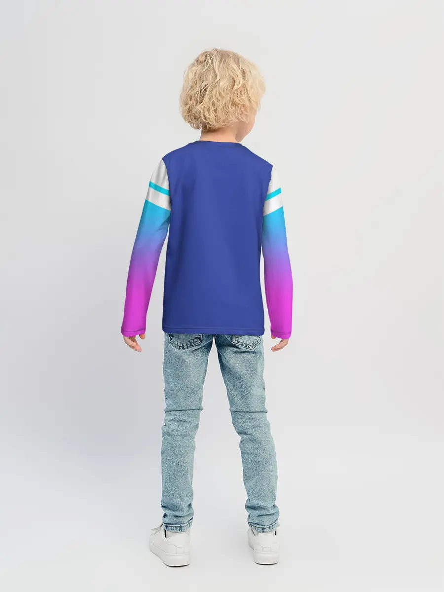 Детский лонгслив / NEON GRADIENT FITNESS UNIFORM