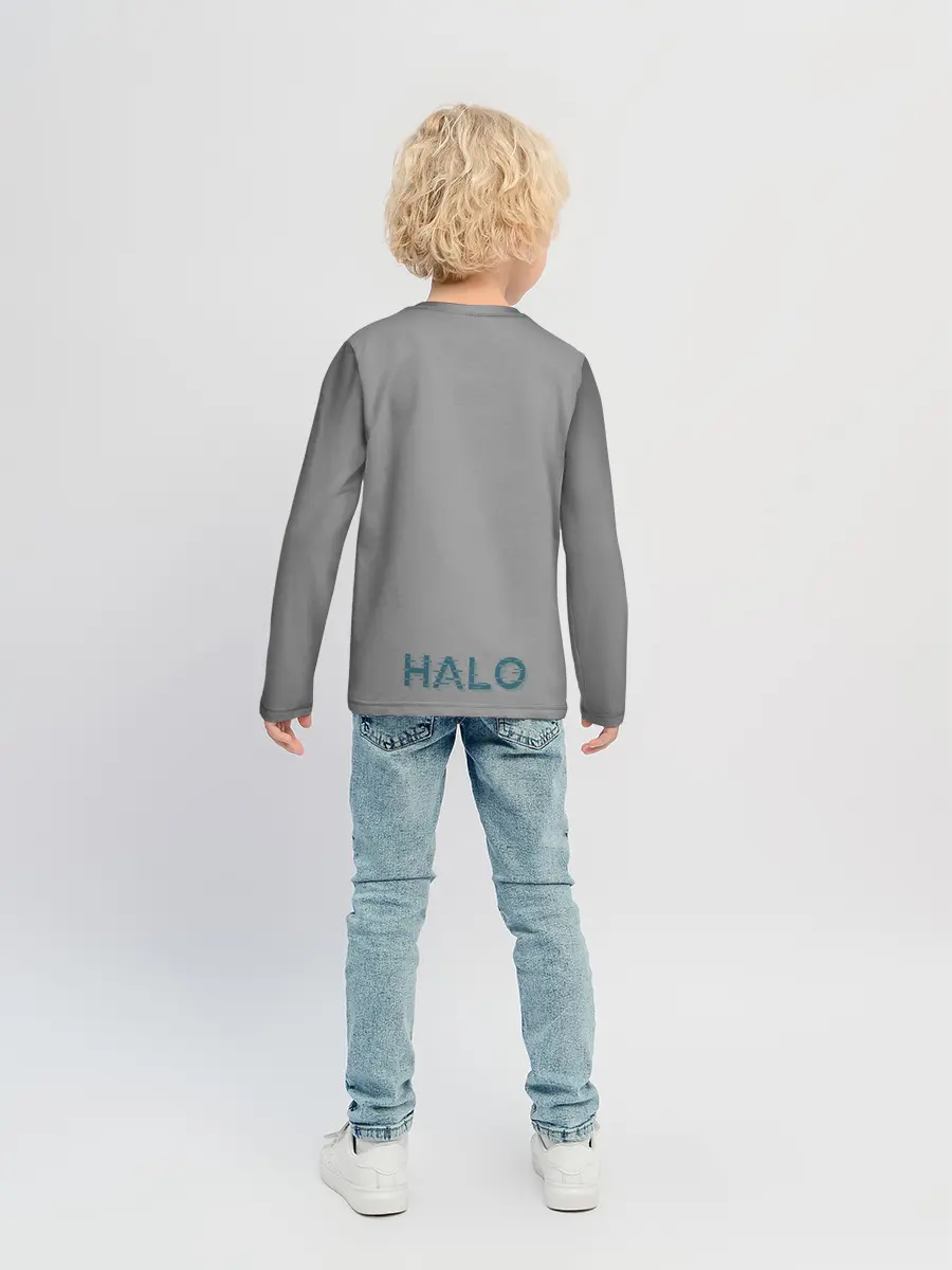 Детский лонгслив / Кибер любовь