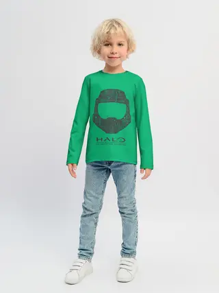 Детский лонгслив / Хэйло грин
