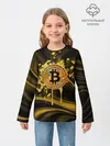 Детский лонгслив / Биткоин Крипта