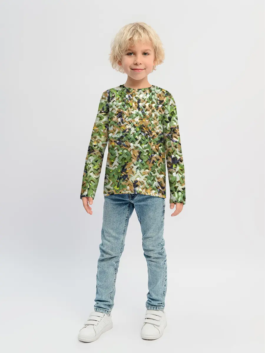 Детский лонгслив / ПЕЙНТБОЛ КАМУФЛЯЖ | PAINTBALL