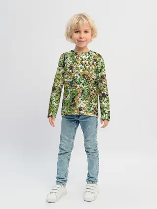 Детский лонгслив / ПЕЙНТБОЛ КАМУФЛЯЖ | PAINTBALL