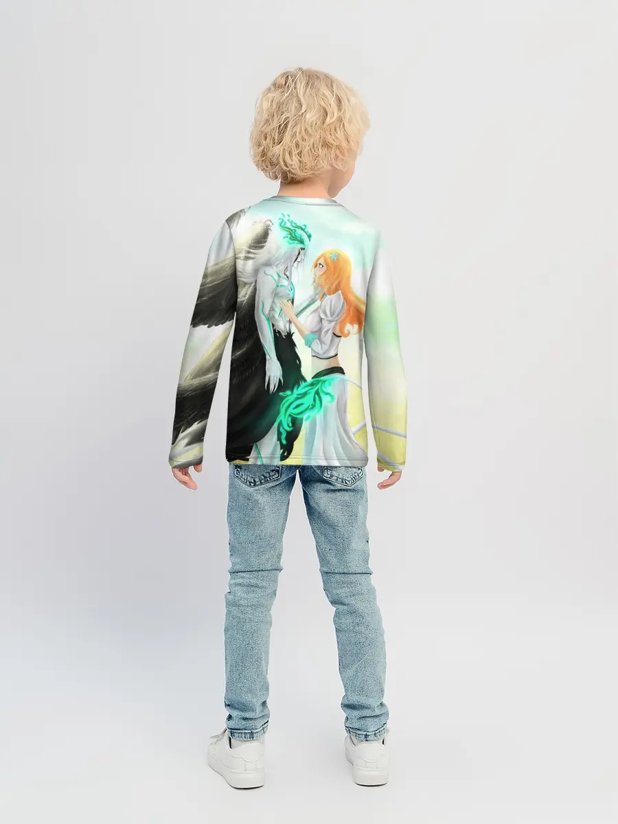 Детский лонгслив / Bleach Grimmjow and Orihime