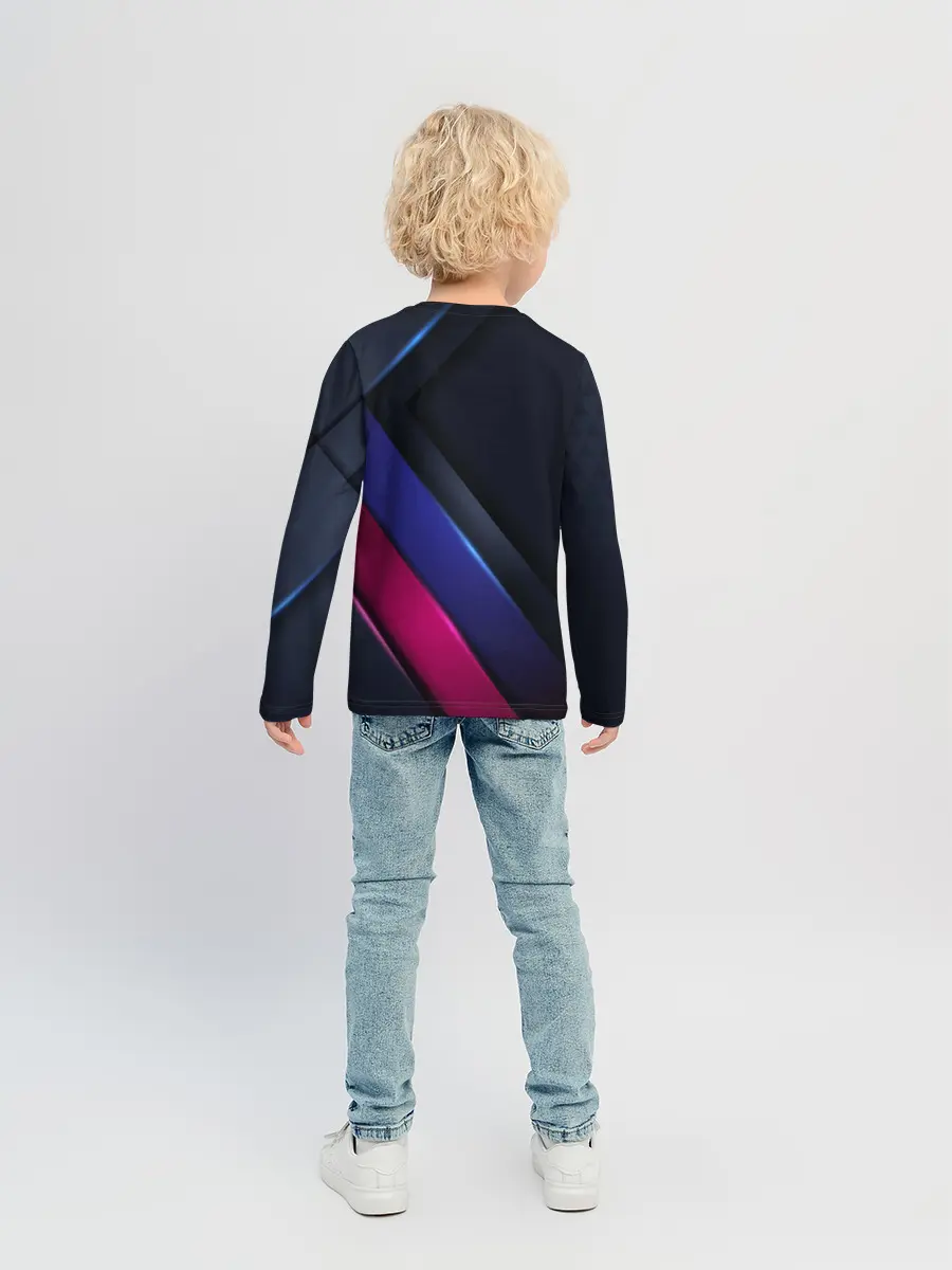 Детский лонгслив / Sport style 3d