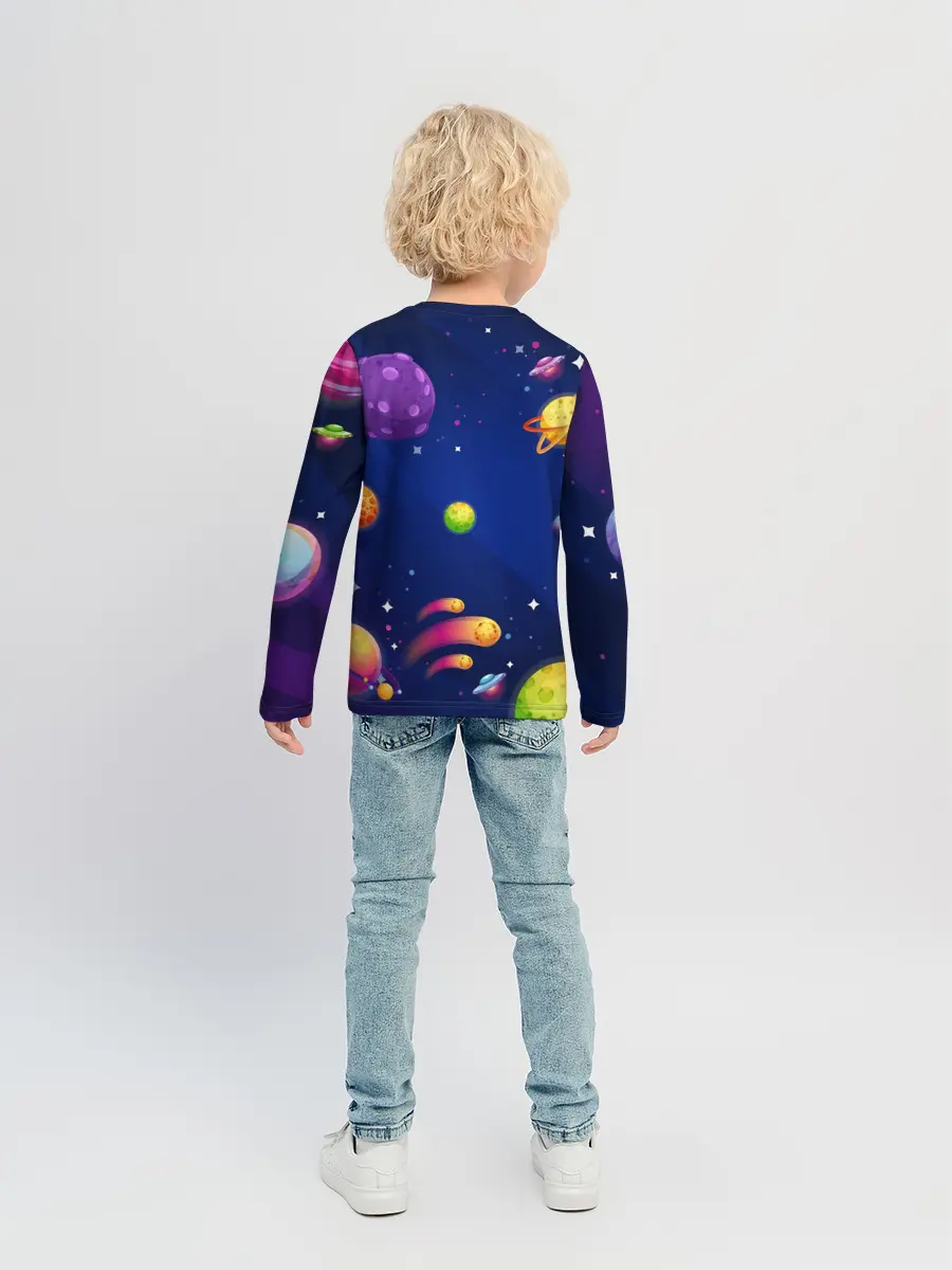 Детский лонгслив / ПОЕХАЛИ АМОНГ АС | AMONG US