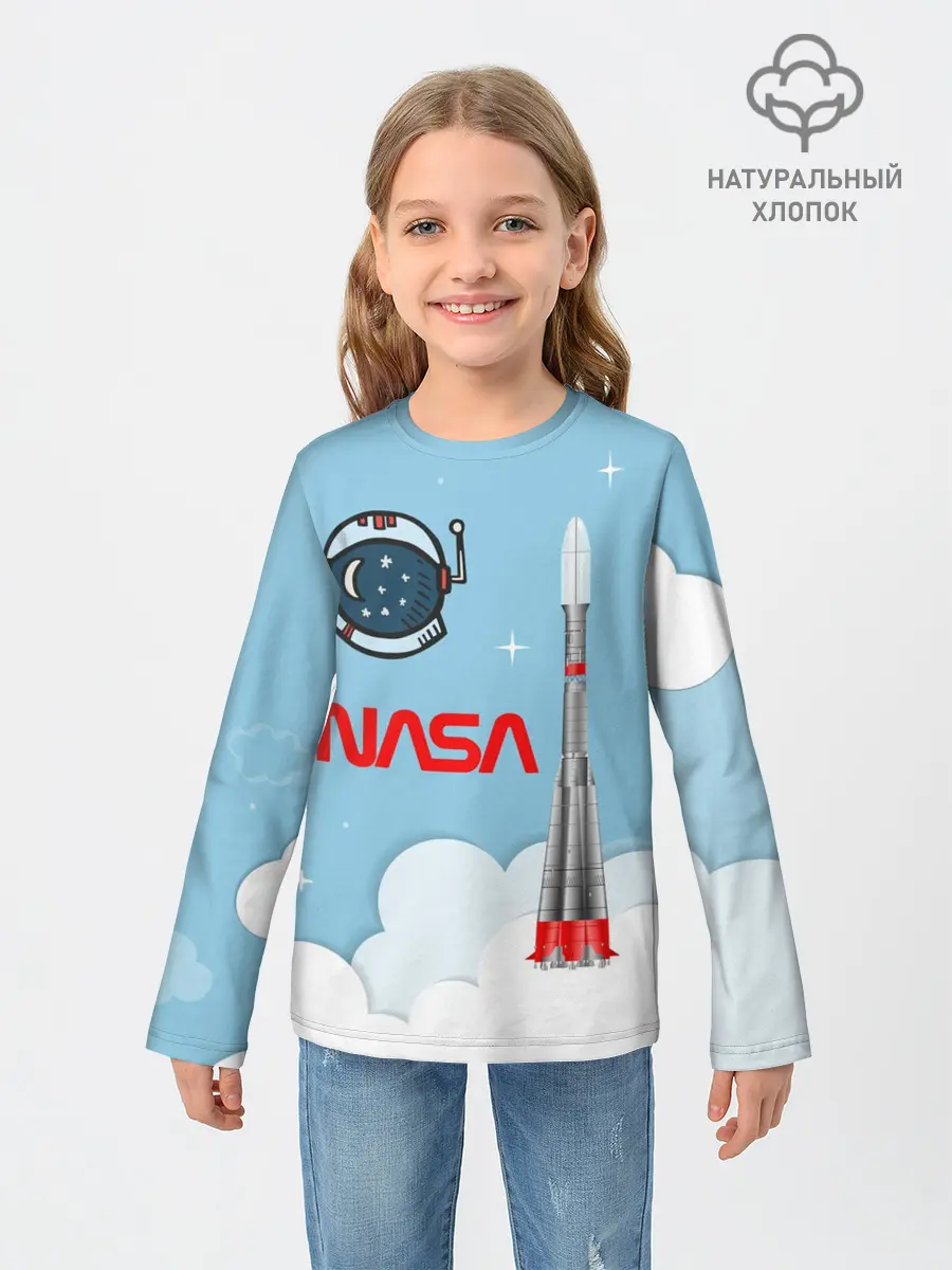 Детский лонгслив / Mission NASA