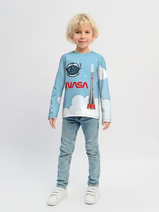 Детский лонгслив / Mission NASA