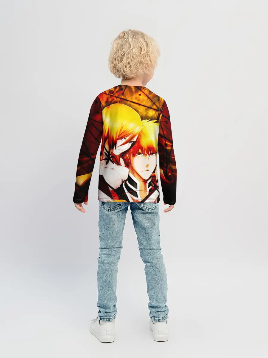 Детский лонгслив / Ичиго Куросаки и Орихиме Иноуэ