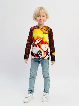 Детский лонгслив / Ичиго Куросаки и Орихиме Иноуэ