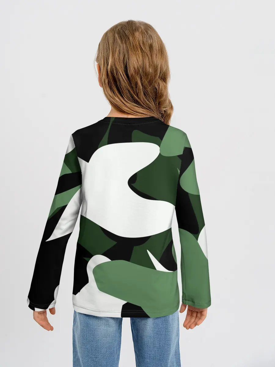 Детский лонгслив / Камуфляж