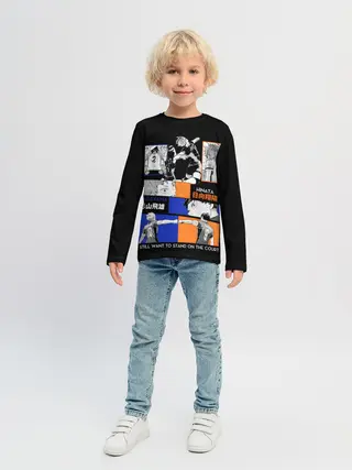 Детский лонгслив / Хината и Кагеяма