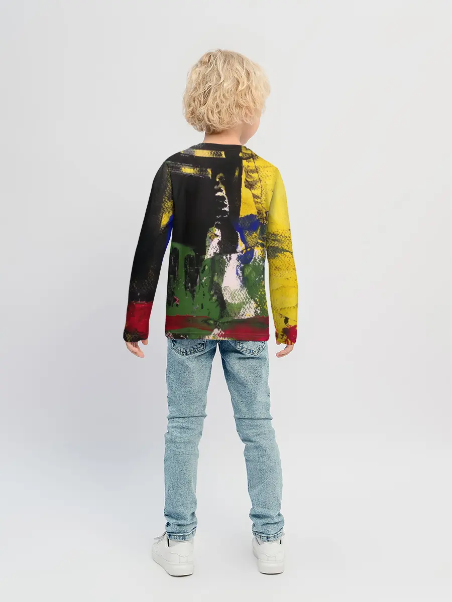Детский лонгслив / Мазок художника!