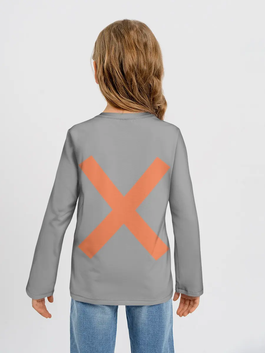 Детский лонгслив / лазурный путь