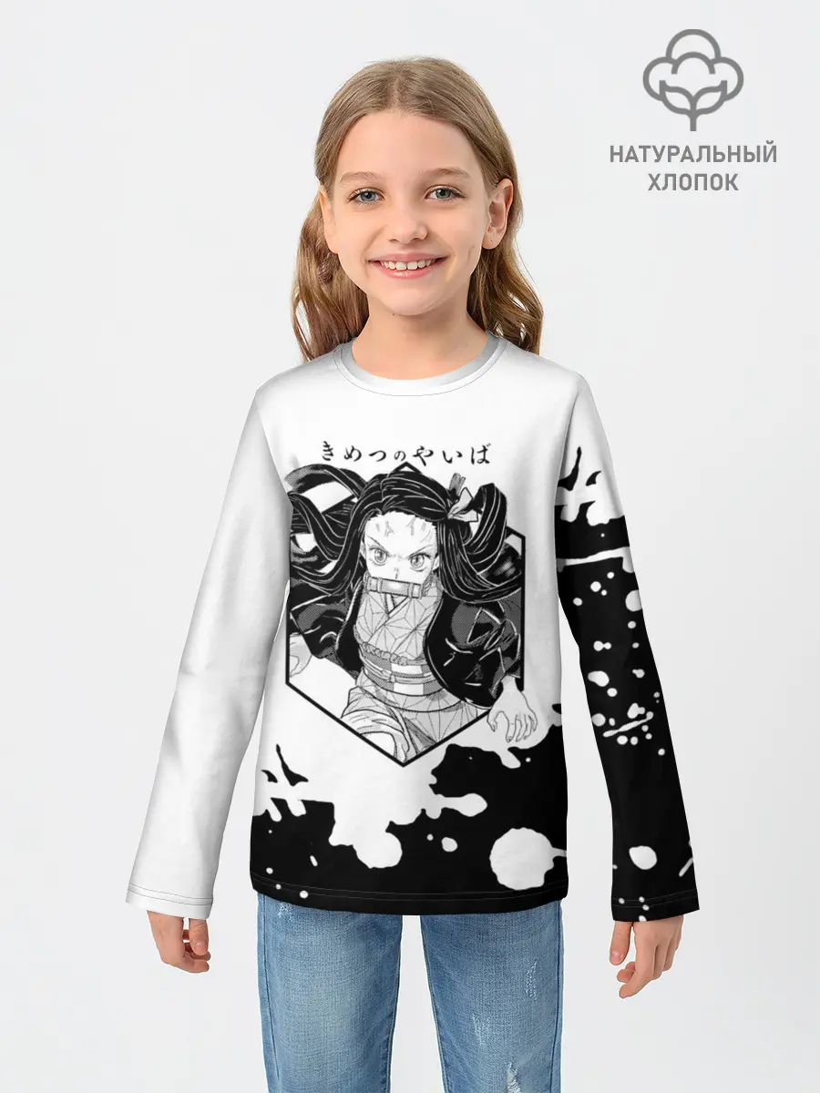 Детский лонгслив / Nezuko Kamado Kimetsu no Yaiba