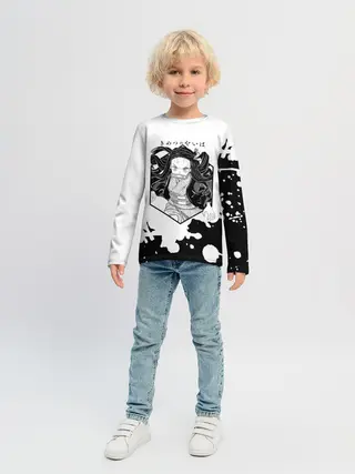 Детский лонгслив / Nezuko Kamado Kimetsu no Yaiba