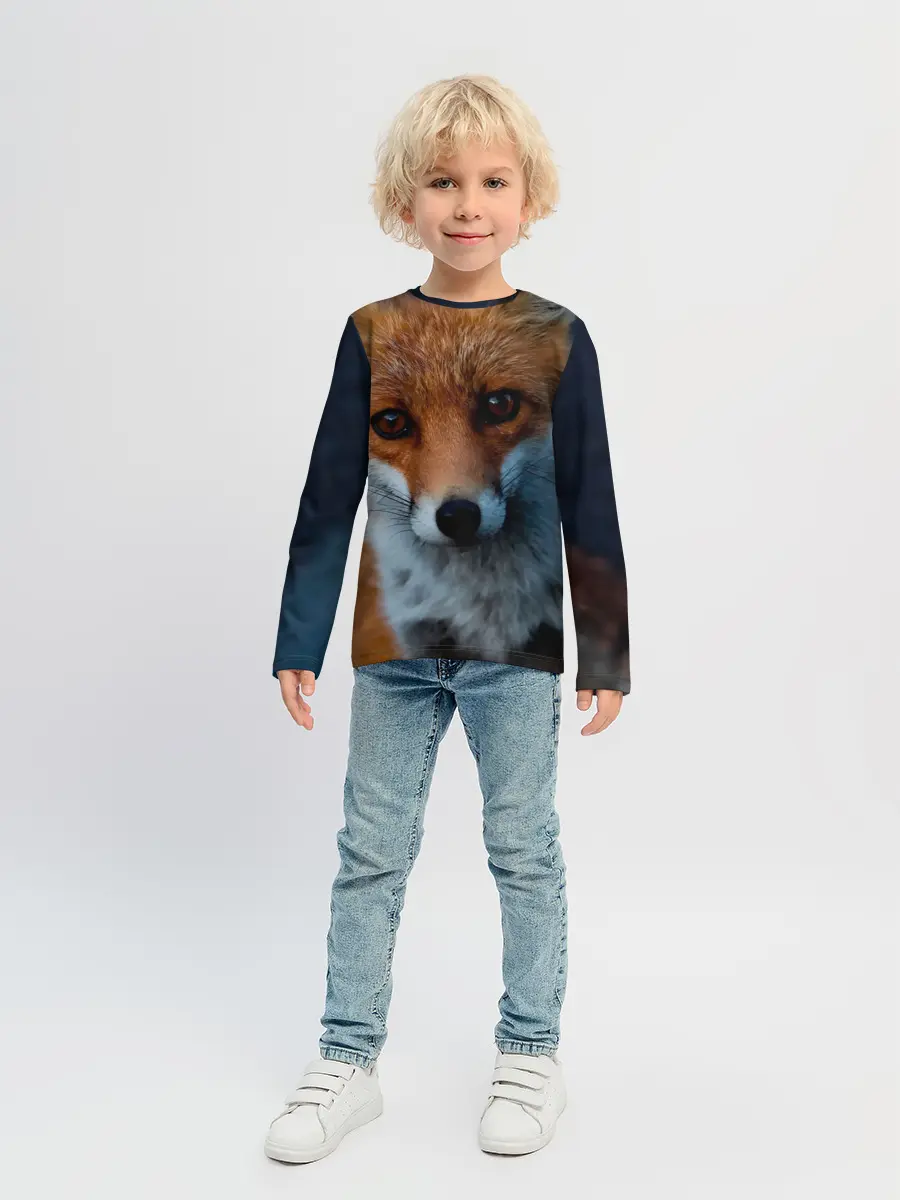 Детский лонгслив / Мудрая лиса