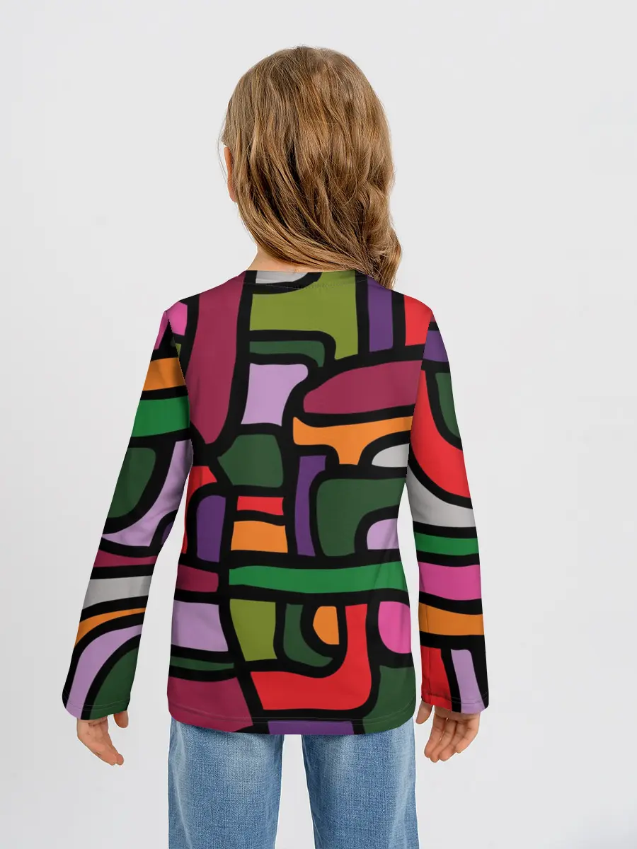 Детский лонгслив / Ретро