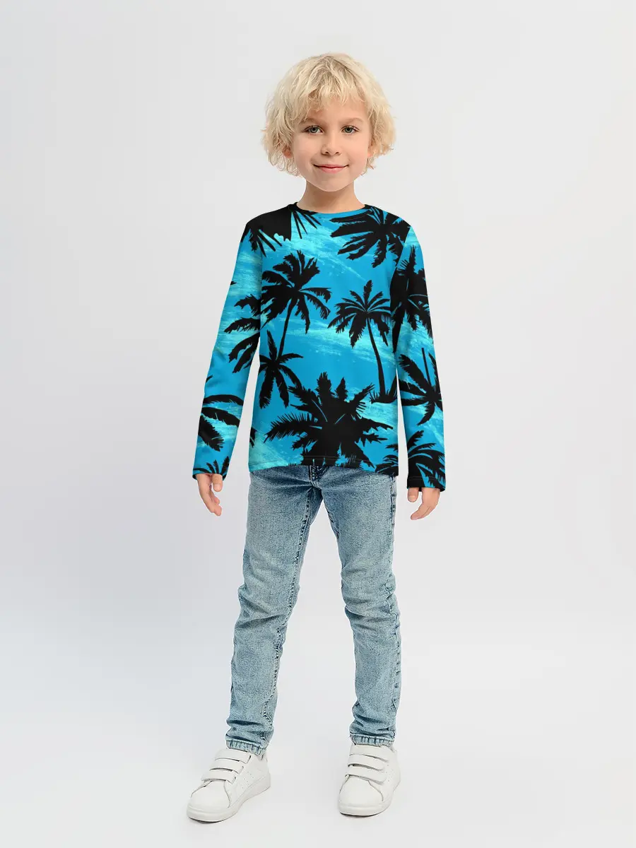 Детский лонгслив / Пальмы в Горизонте
