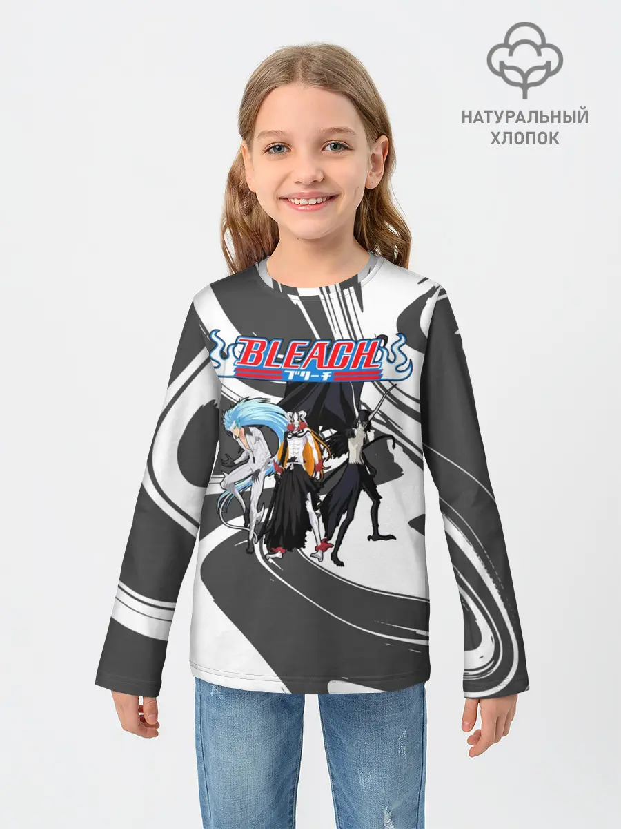 Детский лонгслив / Блич Манга