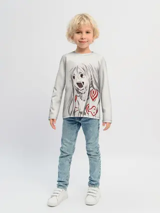 Детский лонгслив / Страна чудес ....