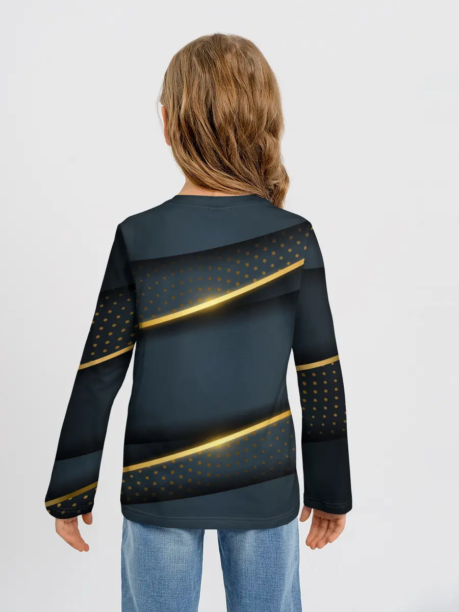 Детский лонгслив / 3D luxury gold