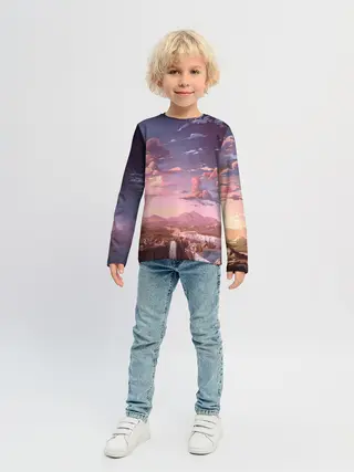 Детский лонгслив / Долина