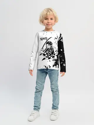 Детский лонгслив / Танджиро | Клинок, рассекающий демонов